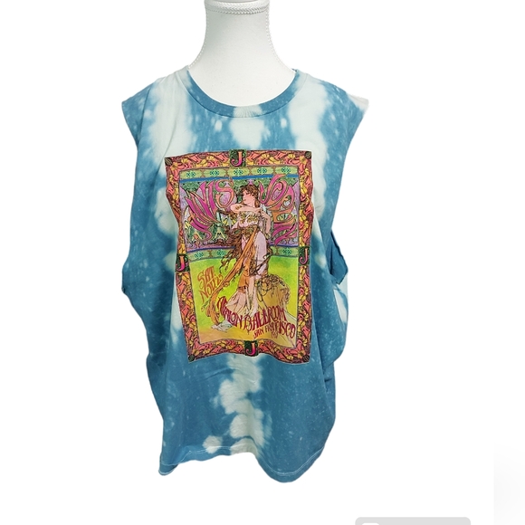 Janis Joplin Tank Top Distressed Looking NWOT - Picture 1 of 6